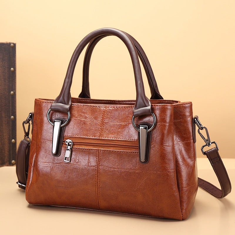 Retro Contrasting Color Travel Bag