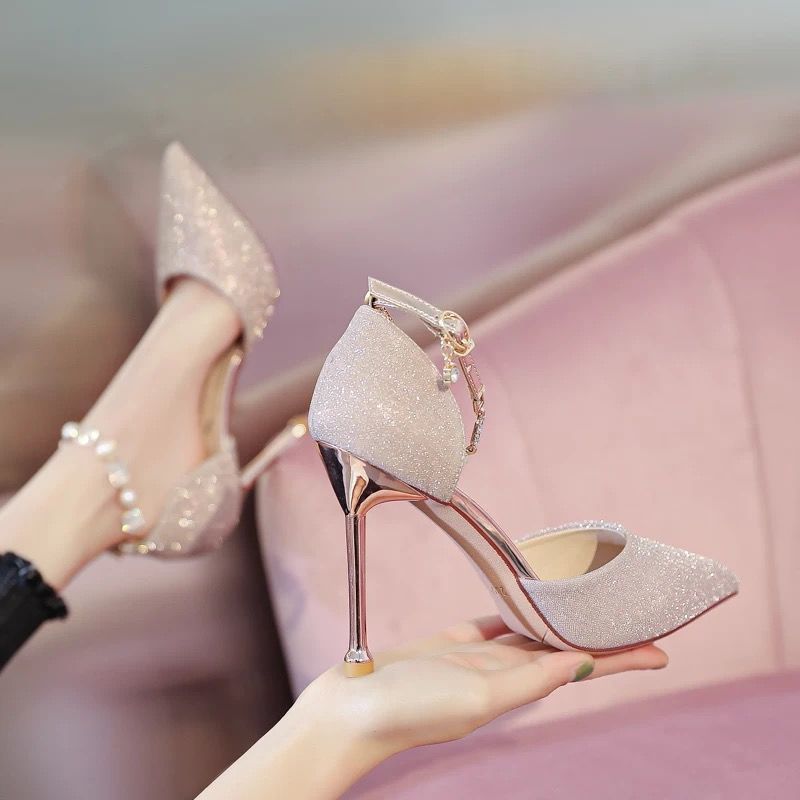 Women's French High Heels Wedding Platforms