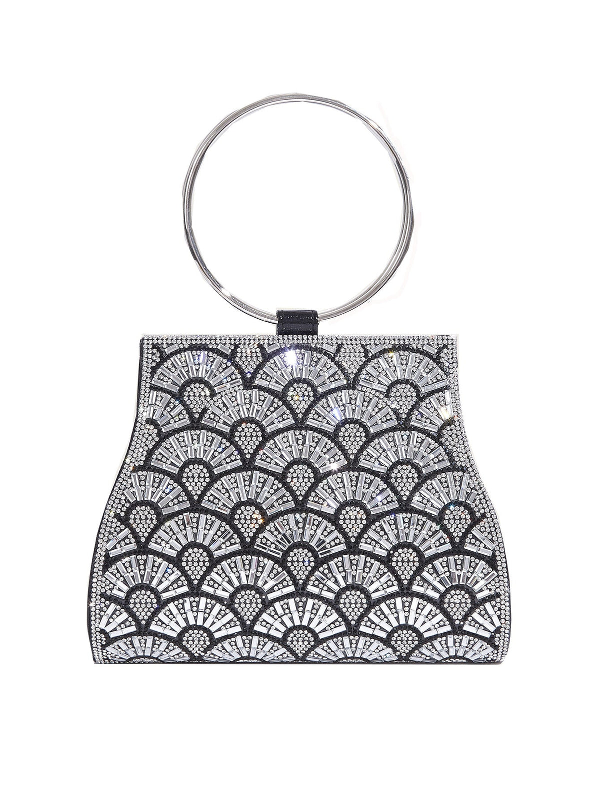 Diamond Inlaid PU Travel Bag