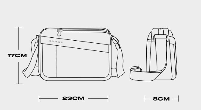 Men's Waterproof Crossbody Shoulder Bag Crossbody Bag