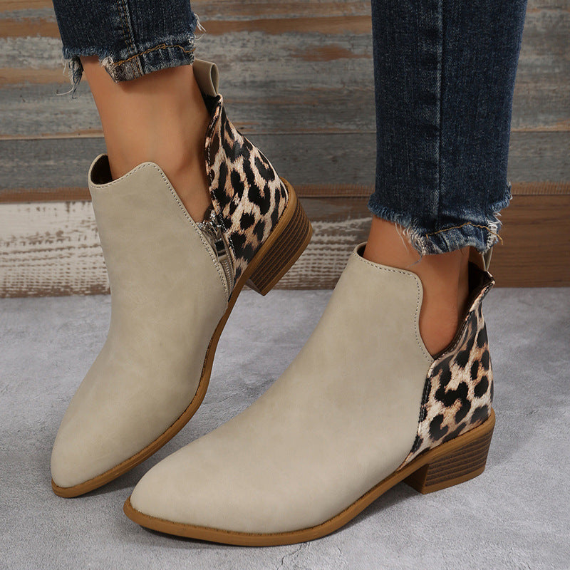 Women's Low-Heel Martin Boots