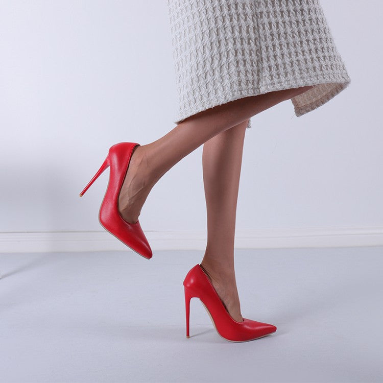 Women's Stiletto Heel High Heels Pointed-Toe Shoes