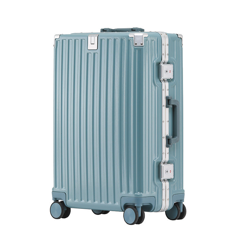 Unisex Aluminum Frame Solid Trolley Travel Case Travel Bag