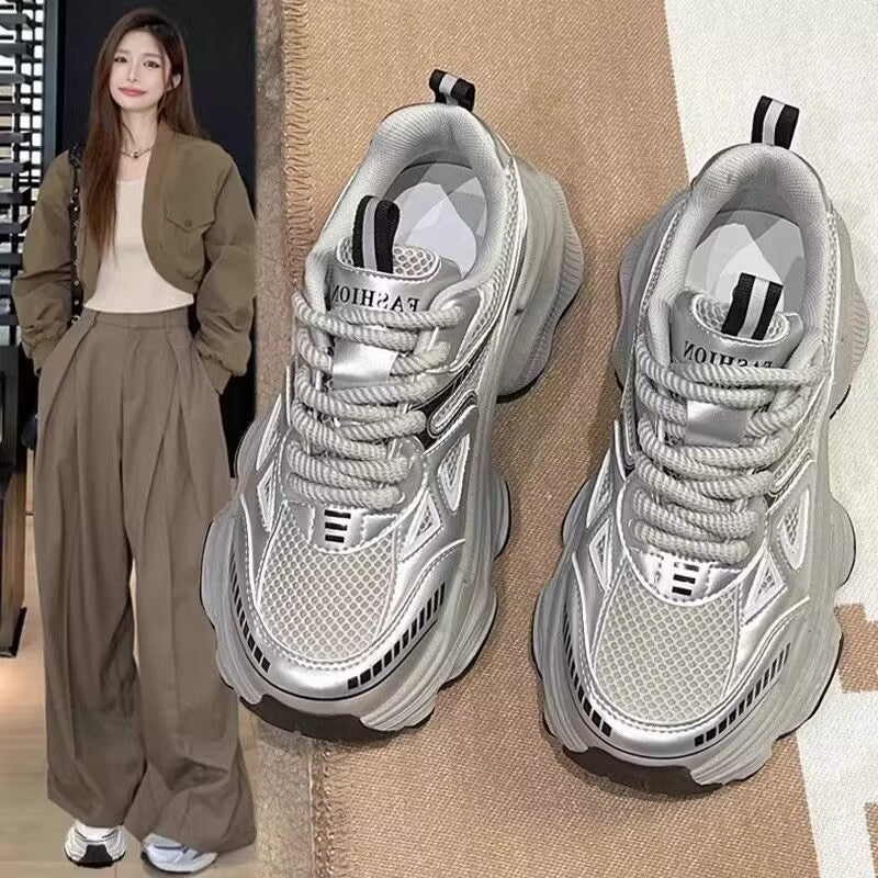 Platform Mesh Elevator Shoes