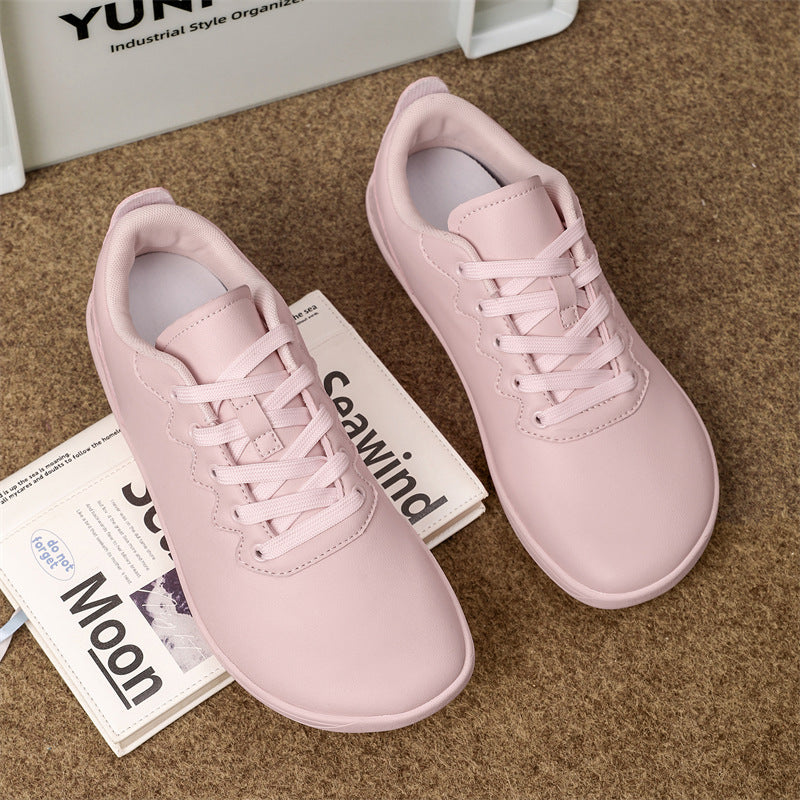 Low-Top Lace-Up Casual Sneakers