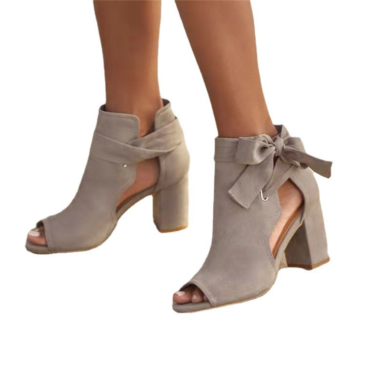 Women's Bow Detail Slingback Heels