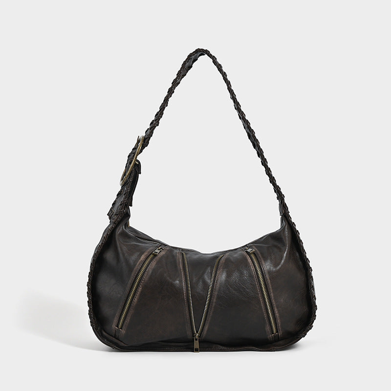 Women's Vintage Weave Commuter Shoulder Travel Bag