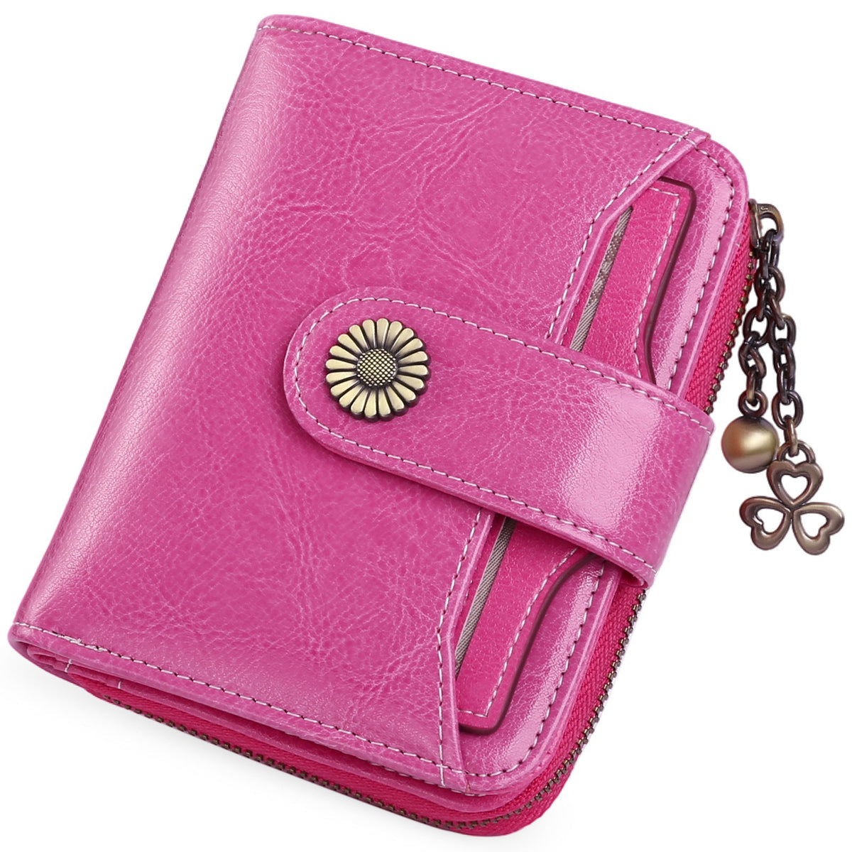 Oil Wax Genuine Leather Wallet