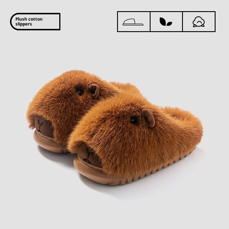 Women's Cartoon Plush Slippers