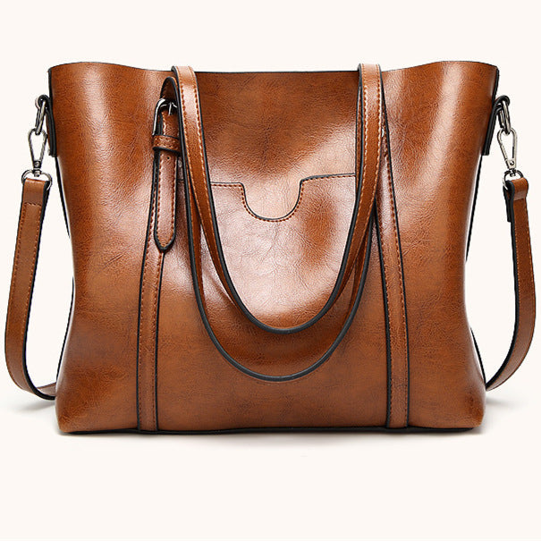Large-Capacity Soft Slouchy Tote Bag