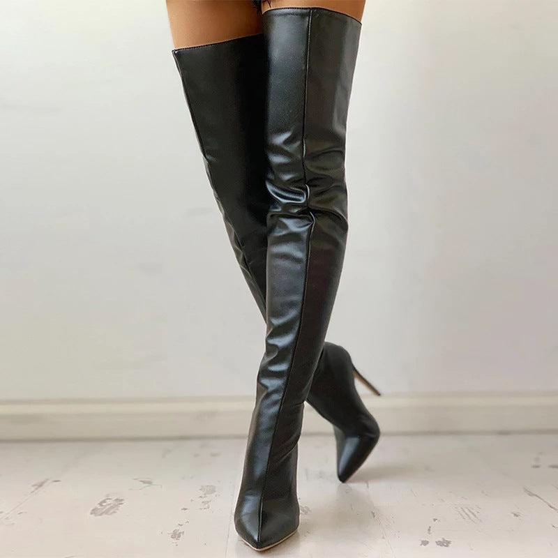 Women's Personality Below The Knee Plus Size Boots
