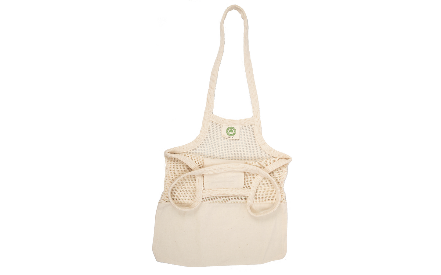 Mesh & Fabric Tote Bag