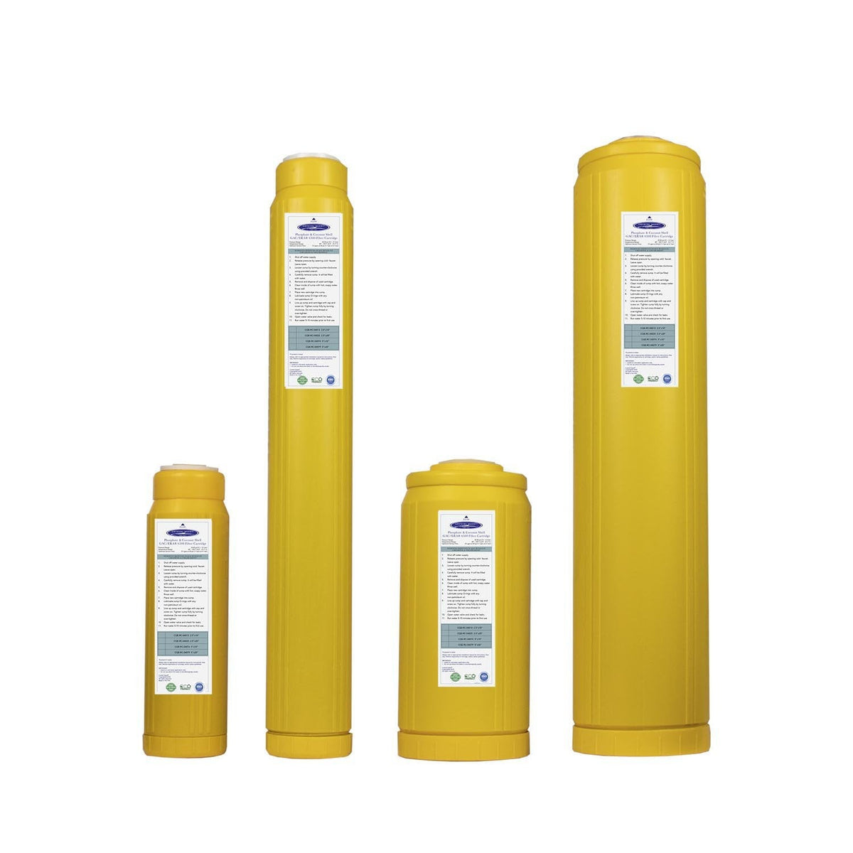 Phosphate & Coconut Shell GAC Filter Cartridge