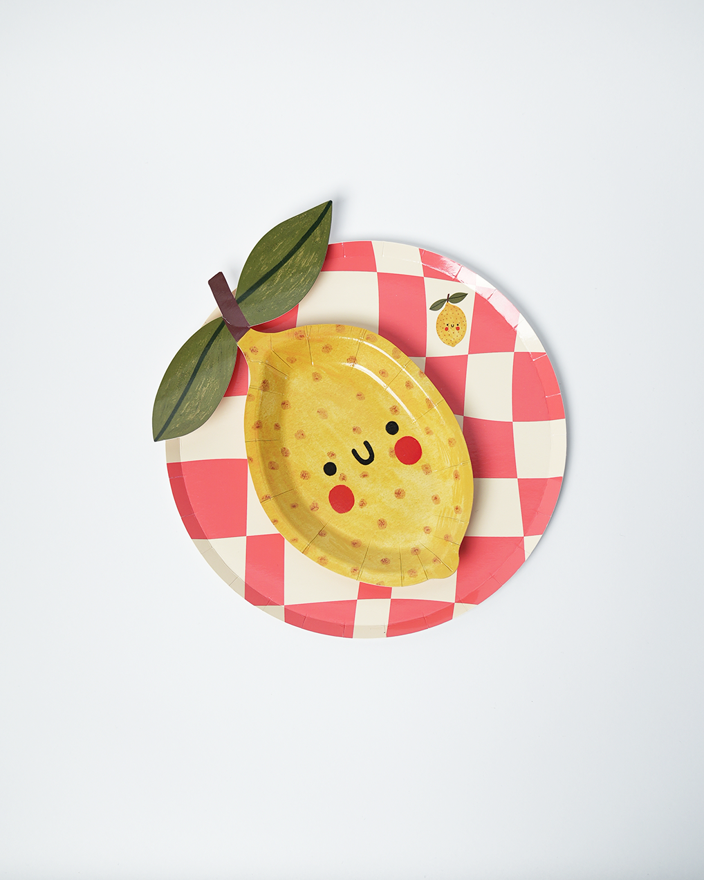 Little Chef Birthday Party Supplies Pack (Serves 12) | Kids Cooking & Baking Themed Party Kit | Checkered Plates, Cups & Tableware Set