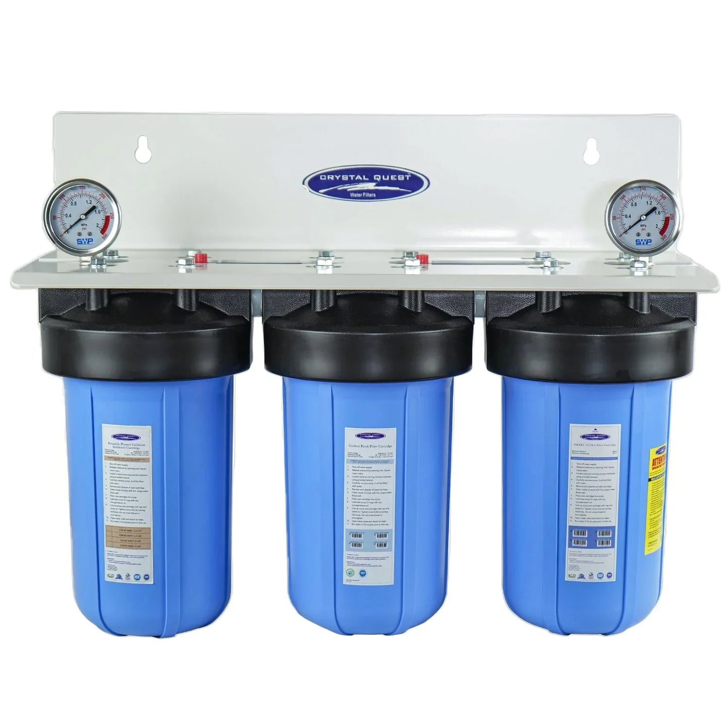 Compact Whole House Water Filter, SMART Series (3-6 GPM | 1-2 people)