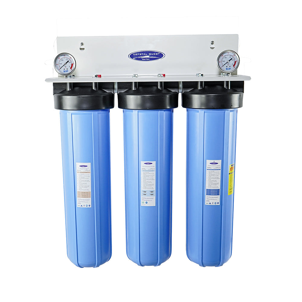 Big Blue Whole House Water Filter | Metal Removal (4-6 GPM | 1-2 people)