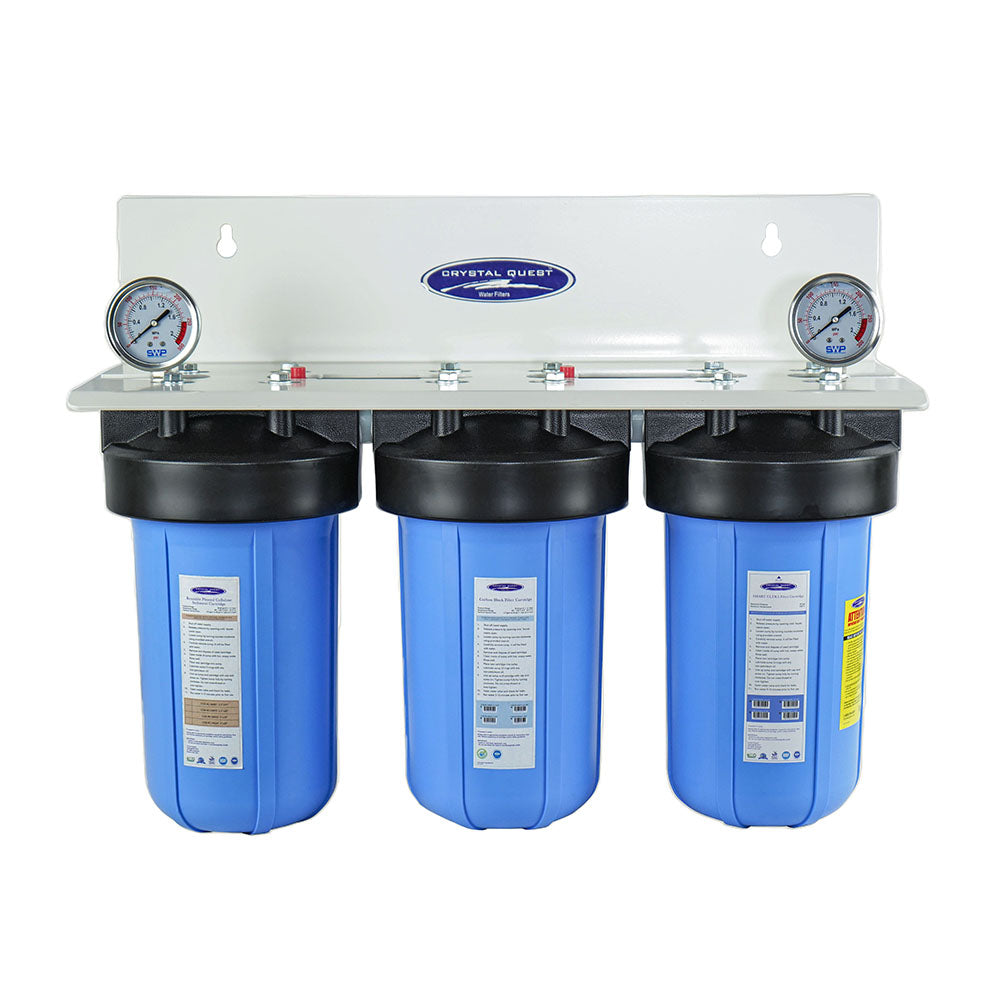 Compact Whole House Water Filter, SMART Series (3-6 GPM | 1-2 people)
