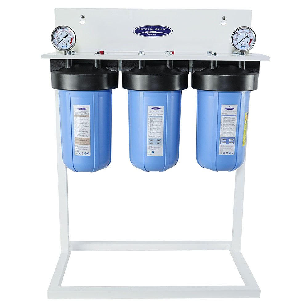 Compact Whole House Water Filter, Alkalizing (2-4 GPM | 1-2 people)